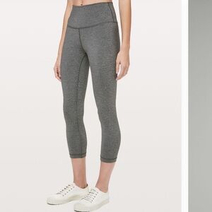 Lululemon Wunder Under High-Rise Crop 21" *Full-On Luxtreme Size 10
